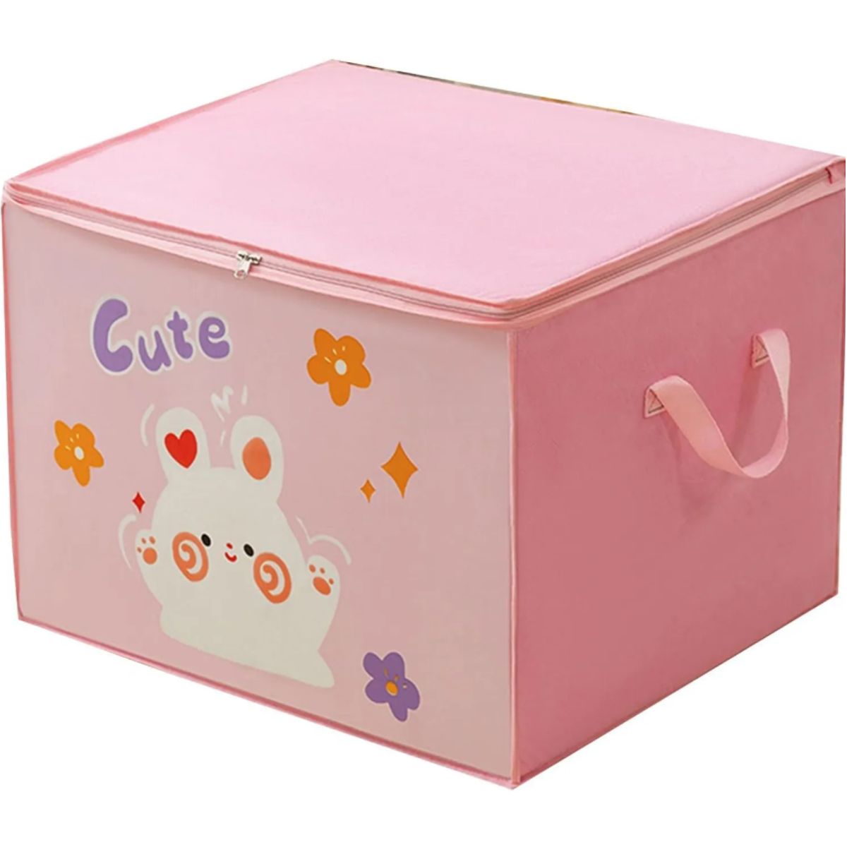 GENERICO - Bolsa De Almacenamiento Para Niños Organizador Ropa Juguetes Rosa