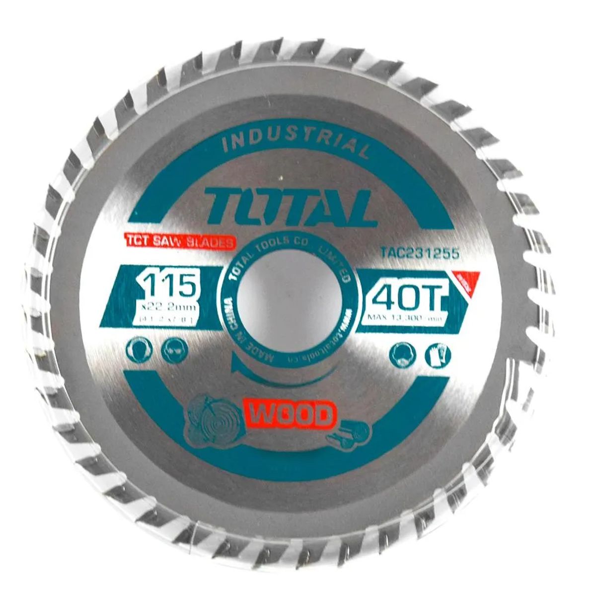 TOTAL TOOLS - Disco De Sierra Circular 4 12 Pulgadas 40 Dientes