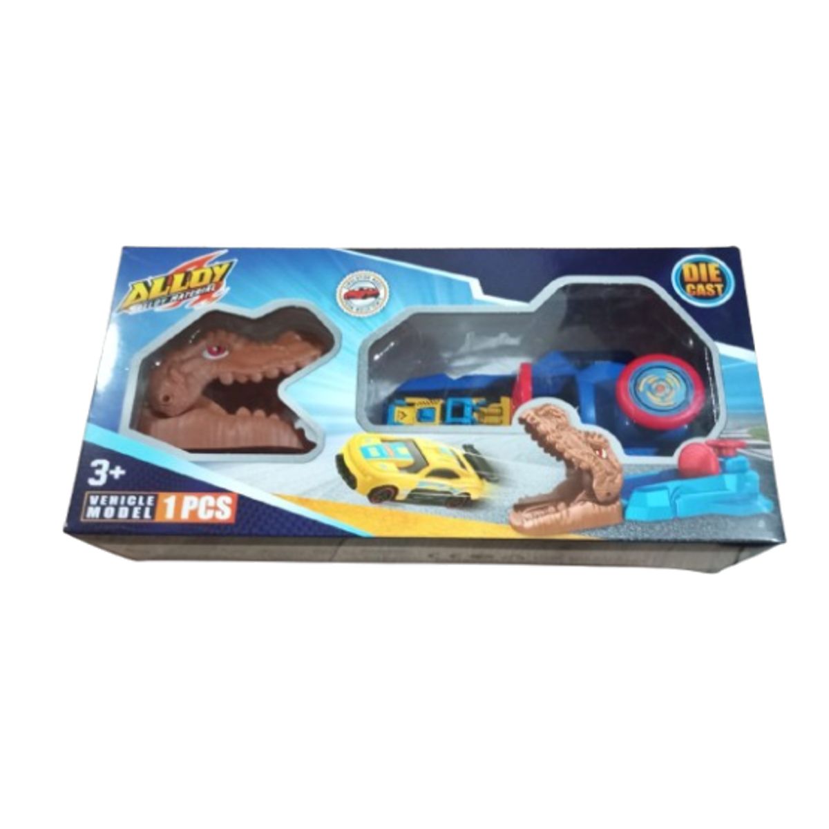 GENERICO - Juguete dinosaurio con auto