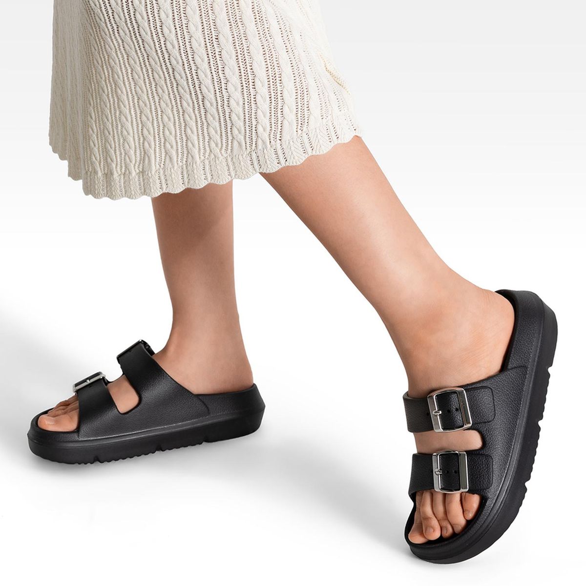 WEIDE - Sandalia  Tipo Chala Casual EVA Confort Mujer Weide MJ01