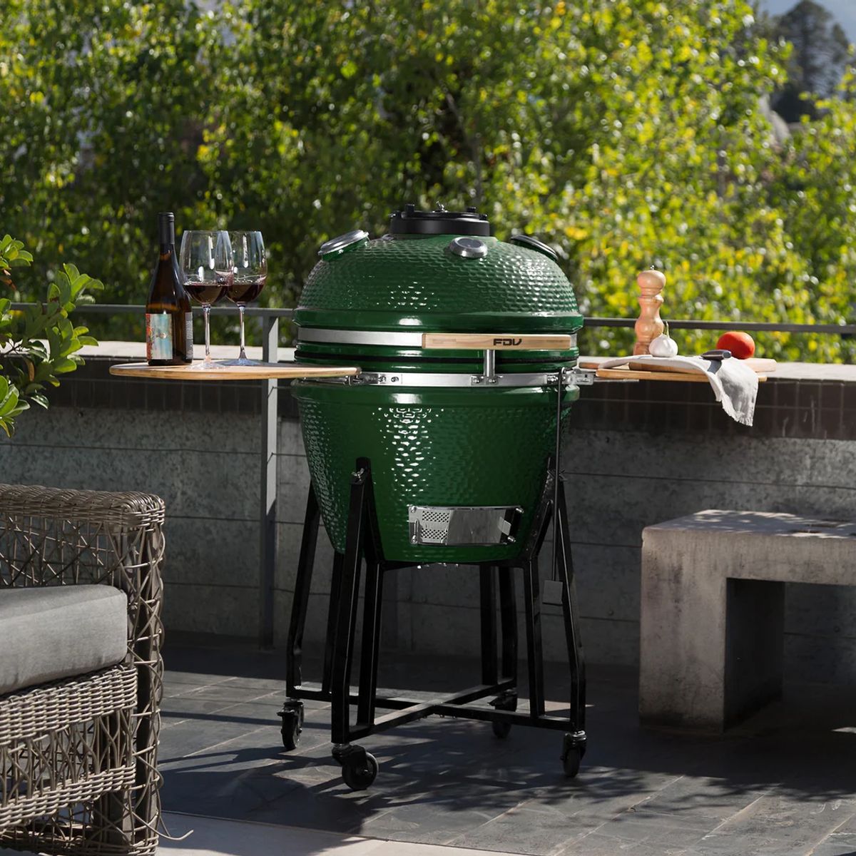 FDV - Parrilla Kamado FDV Tokio Green 22"