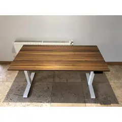 AGUILA - Escritorio Eléctrico Elevable Ascend Pro 180 cm con Doble Motor y 3 Memorias - Café y Blanco