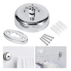 GENERICO - Tendedero De Ropa Colgador Pared Extensible Retráctil 280cm
