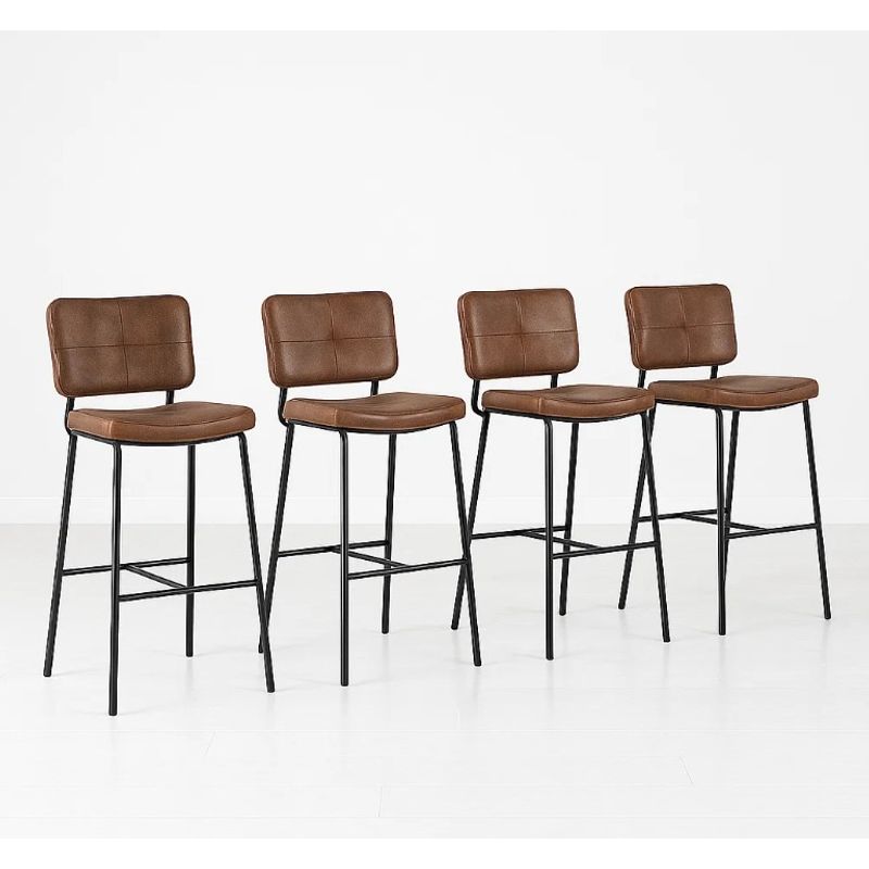 HABITA2 CHILE - Pack 4 Silla de Bar Coffee 68 cm