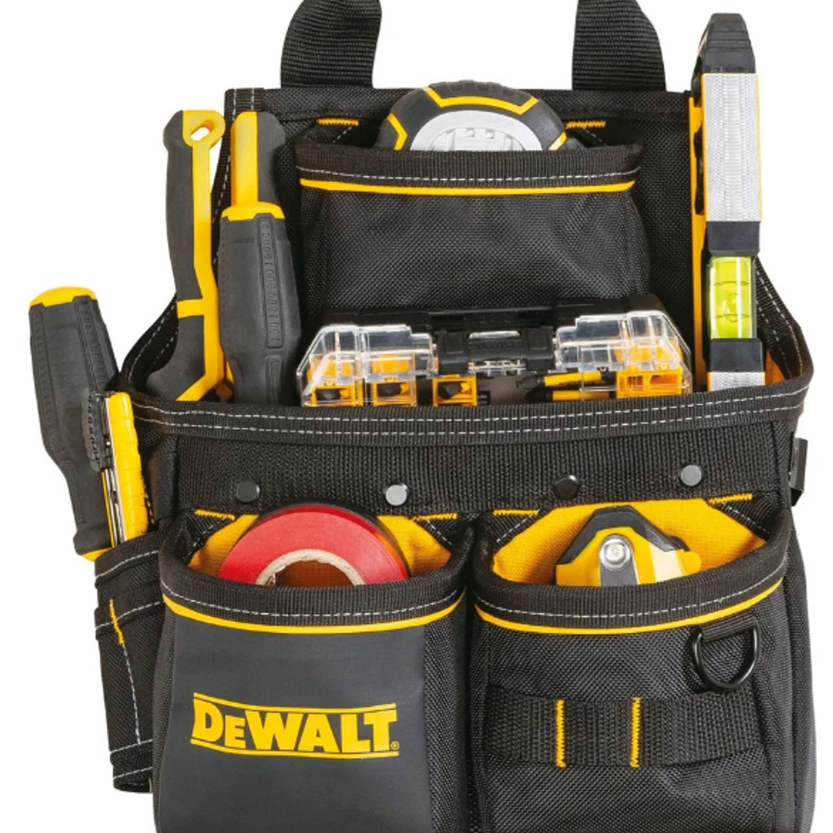DEWALT - Bolsa Profesional 13 Bolsillos Dewalt Dwst540201 Color Negro