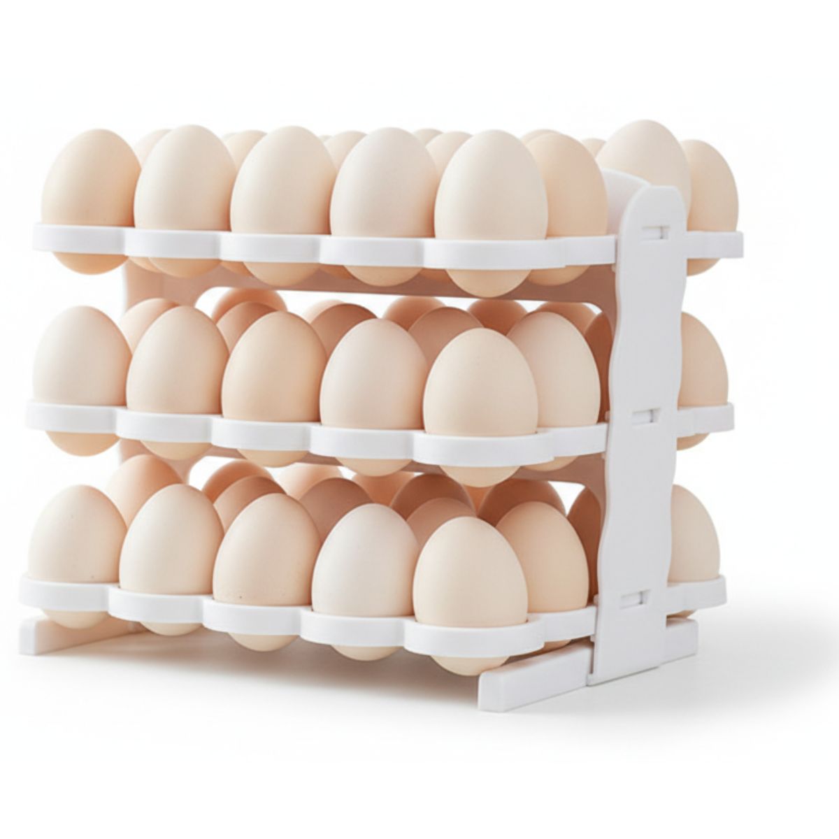GENERICO - Bandeja Organizador De Huevos 60 Piezas Universal Plegable
