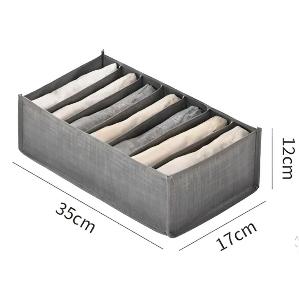 GENERICO - Organizador De Ropa Organizador Ropa Interior 7 Divisiones