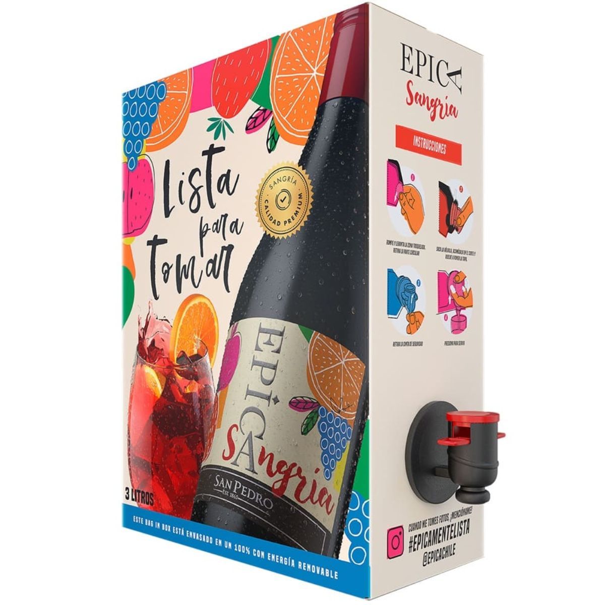 EPICA - Sangria Epica San Pedro Bag in Box 3 Litros