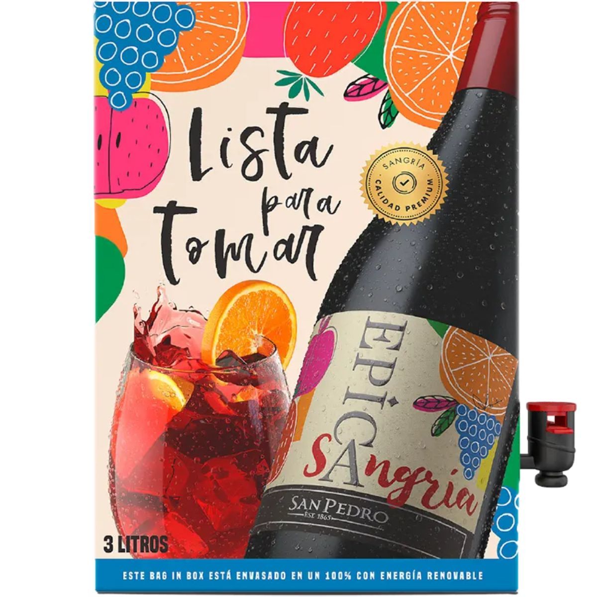 EPICA - Sangria Epica San Pedro Bag in Box 3 Litros