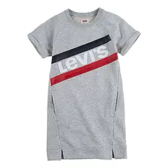 LEVIS - Vestido Niña Logo Sportwear Gris