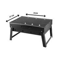 Parrilla Asados Portátil Carbón Plegable 47 X 30 Cm