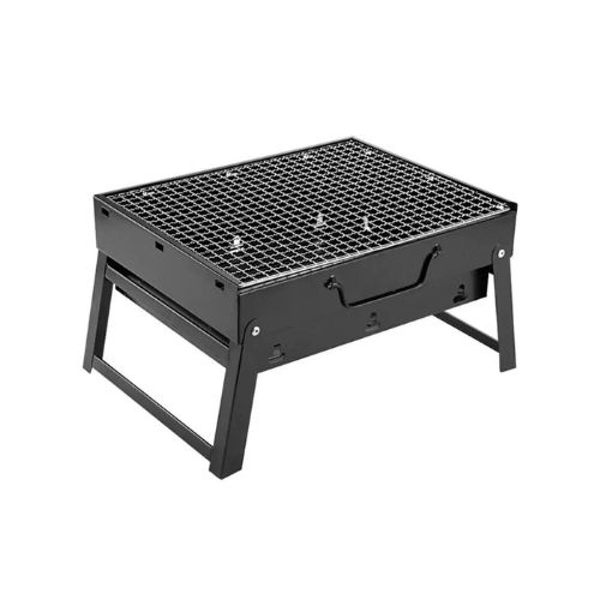 GENERICO - Parrilla Asados Portátil Carbón Plegable 47 X 30 Cm