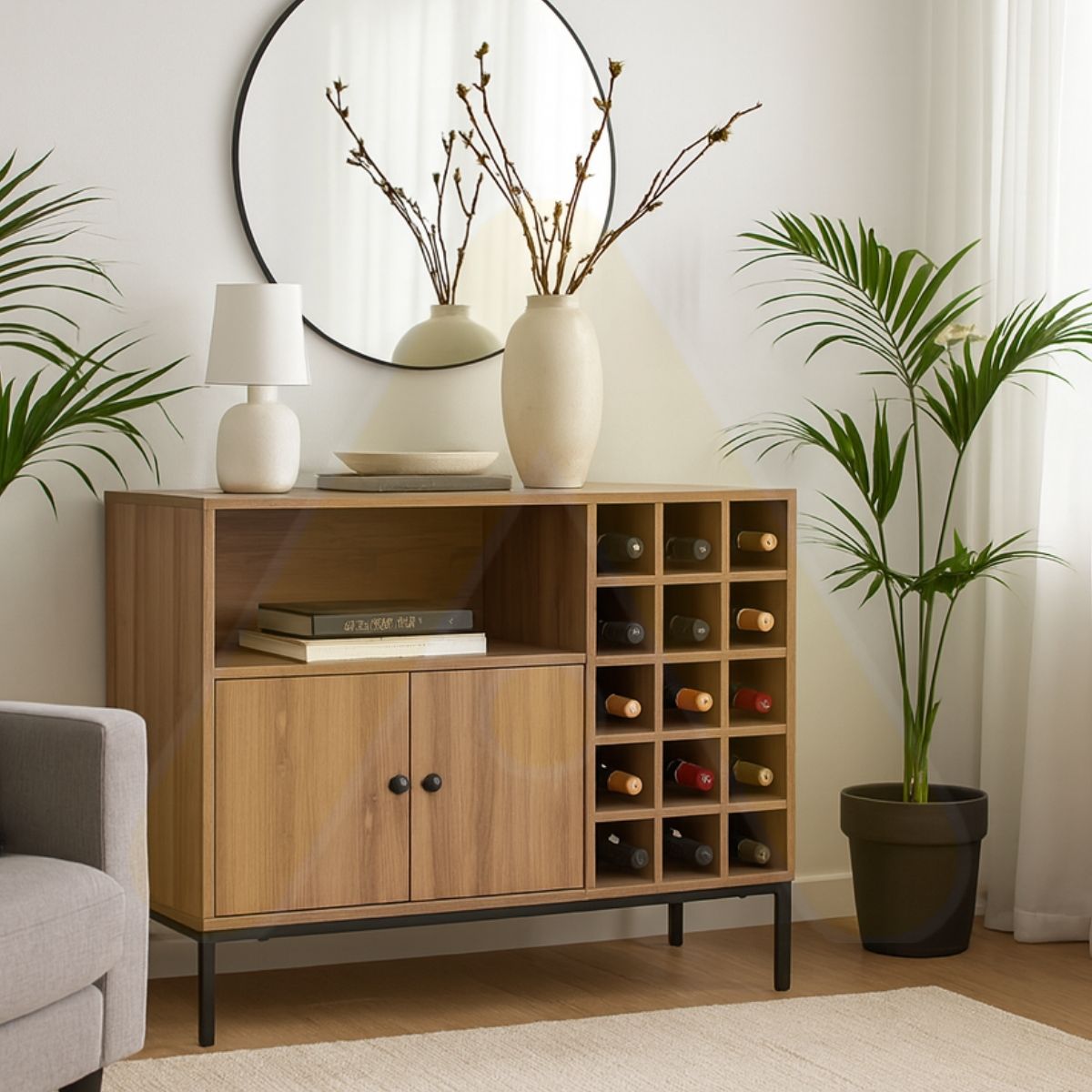 HABITA2 CHILE - Bar Rack Botellero Azuki