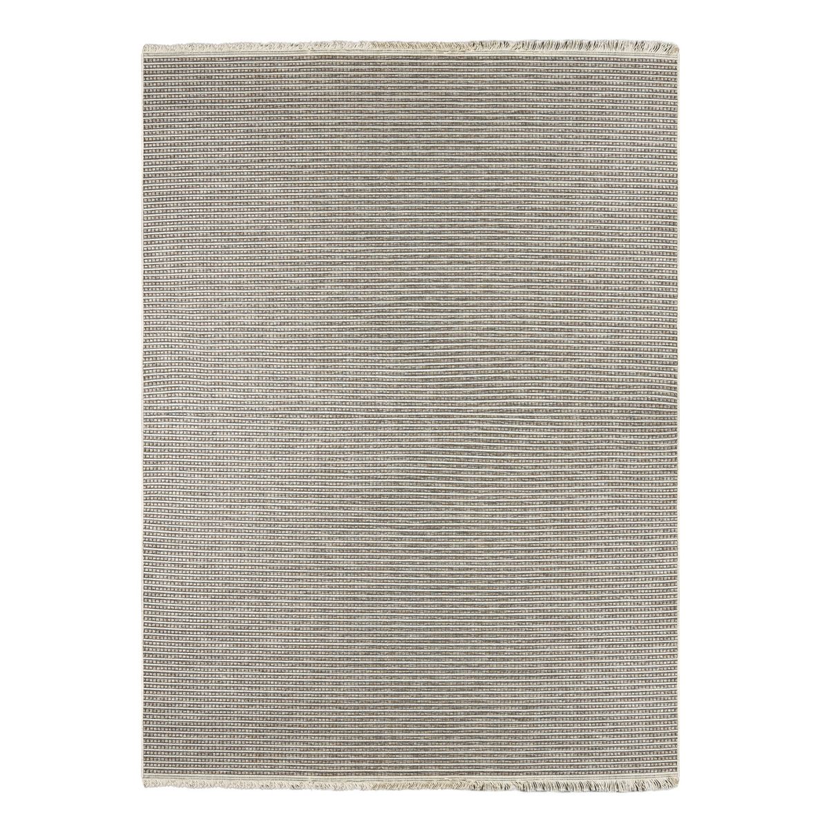 ELEMENTS & CO - Alfombra Plain Fringes Gris 200x280 cm