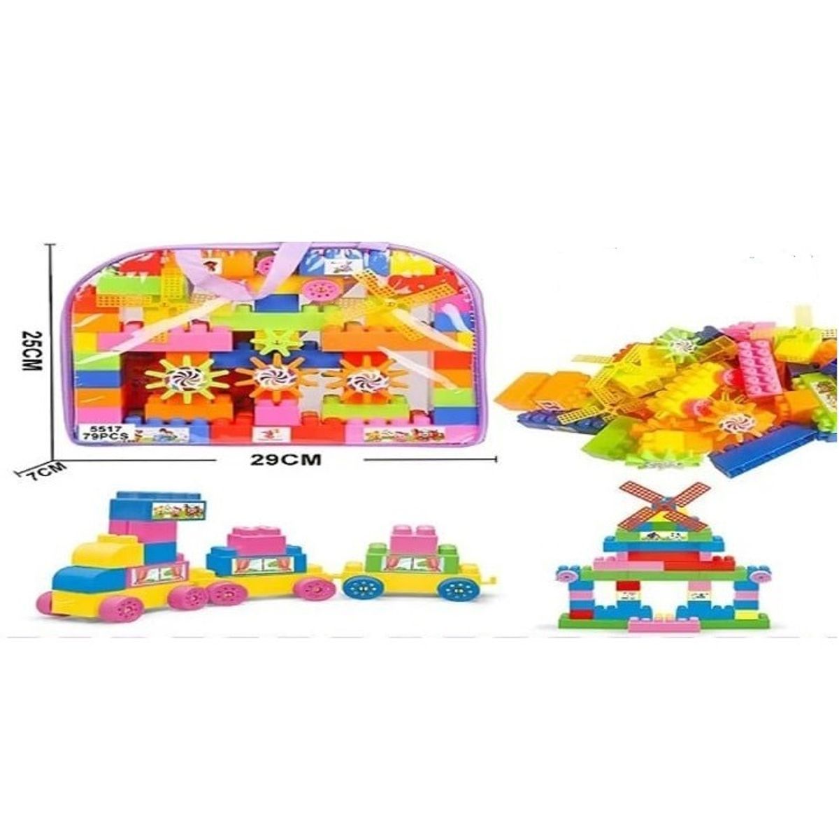 GENERICO - Juego bloques tipo lego 79unds