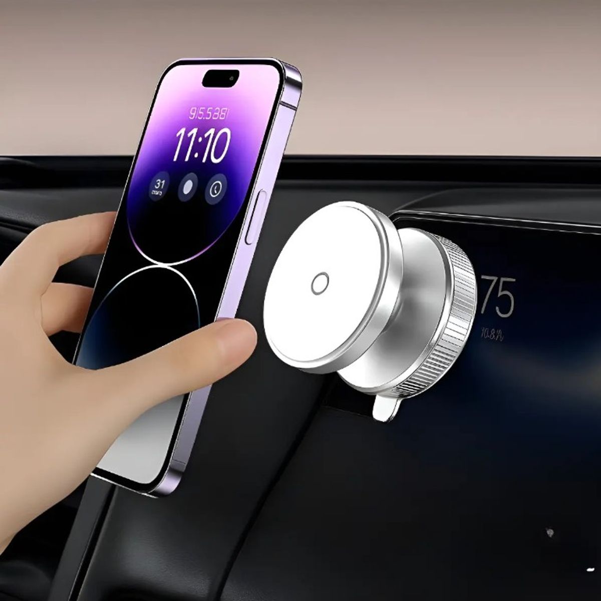 GENERICO - Soporte Magnético Teléfono Celular iPhone Imán Automóvil
