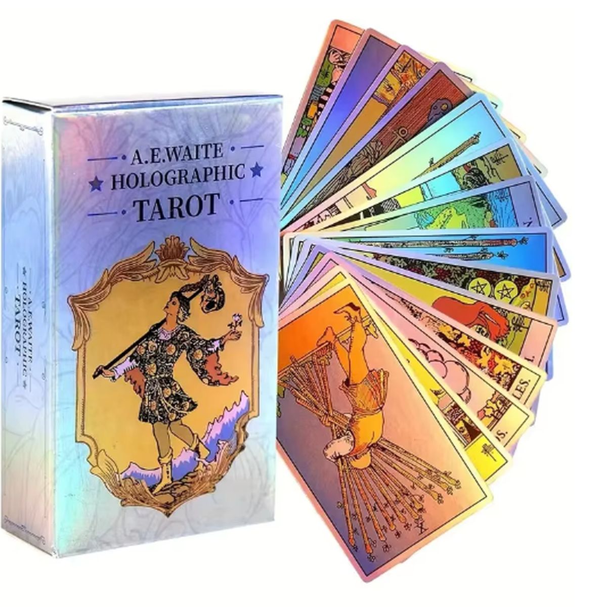 GENERICO - Tarot Clasico Holografico Principiantes Coleccionistas