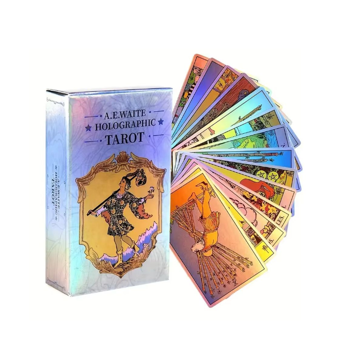 GENERICO - Tarot Clasico Holografico Principiantes Coleccionistas