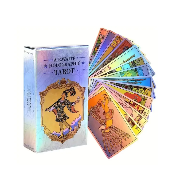 GENERICO - Tarot Clasico Holografico Principiantes Coleccionistas