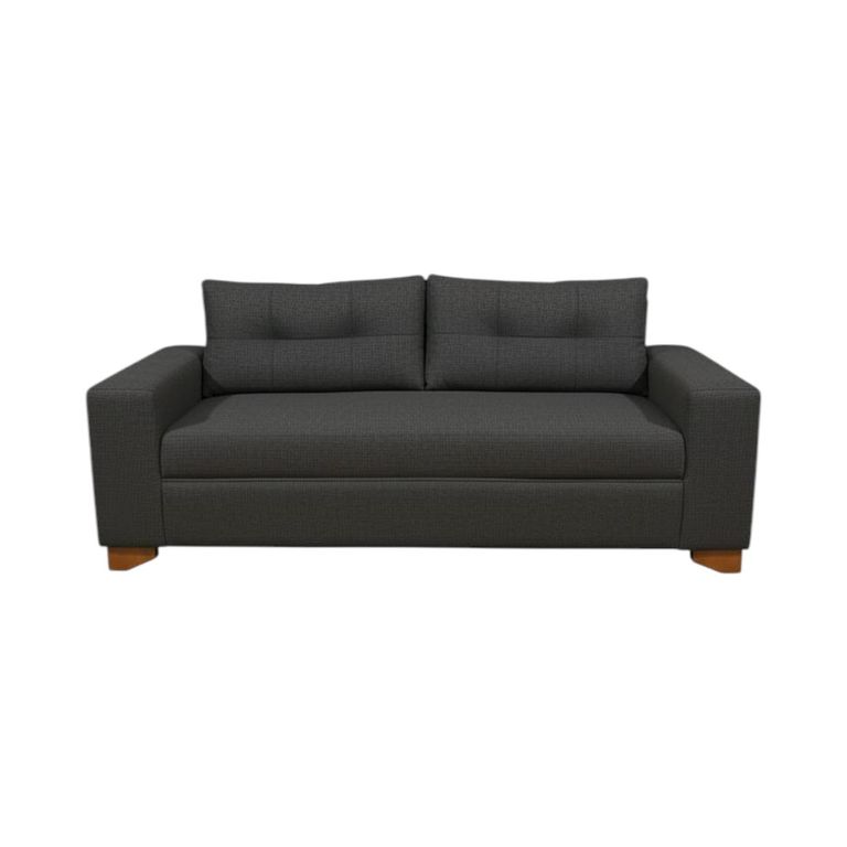 SOFA PARIS TRES CUERPOS LINO GRIS OSCURO Gris oscuro