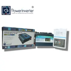GENERICO - Inversor Cargador Controlador Solar 12vdc220vac 1000w Mdf