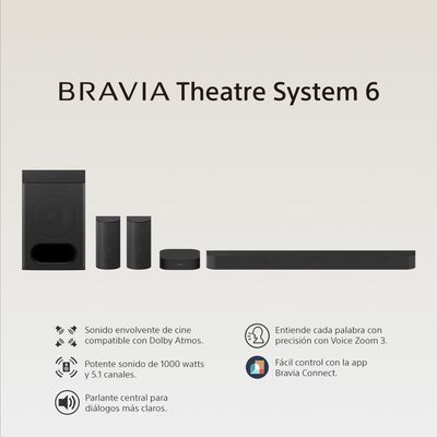 Imagen 2 del producto Sistema BRAVIA Home Theatre System 6 de 5.1 canales