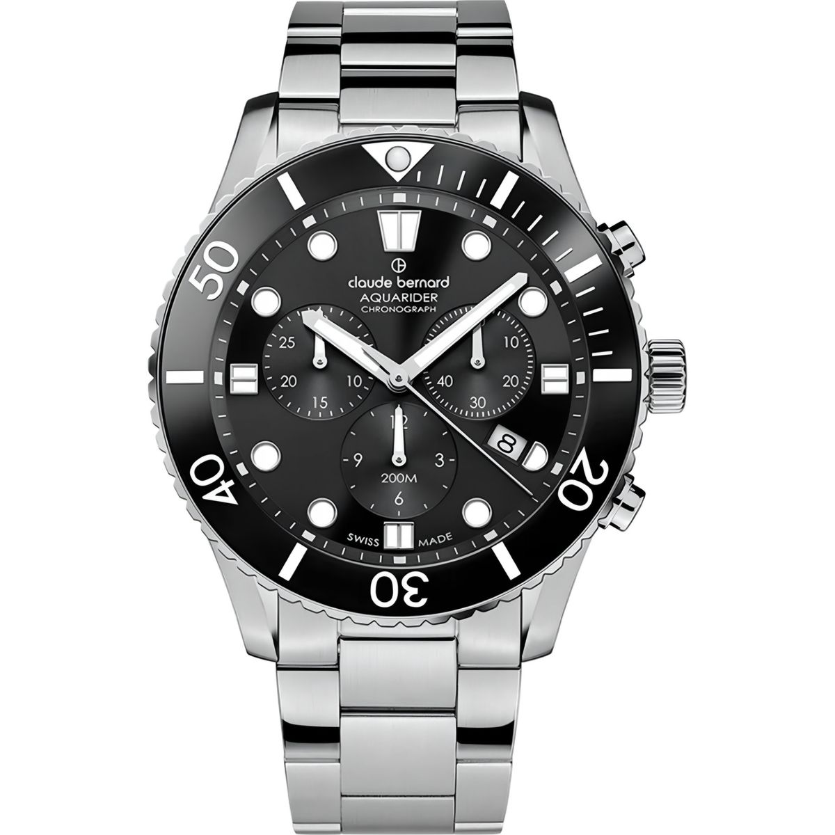 CLAUDE BERNARD - Reloj Claude Bernard Chronograph Hombre Acero