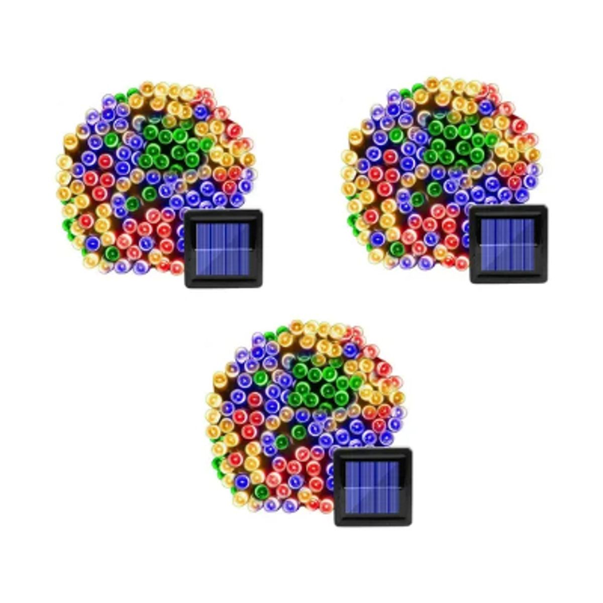 GENERICO - Luces Solares Guirnalda 20 Metros 200 Led multicolor