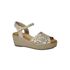 BEGOÑA - Sandalia Adhara Dorado