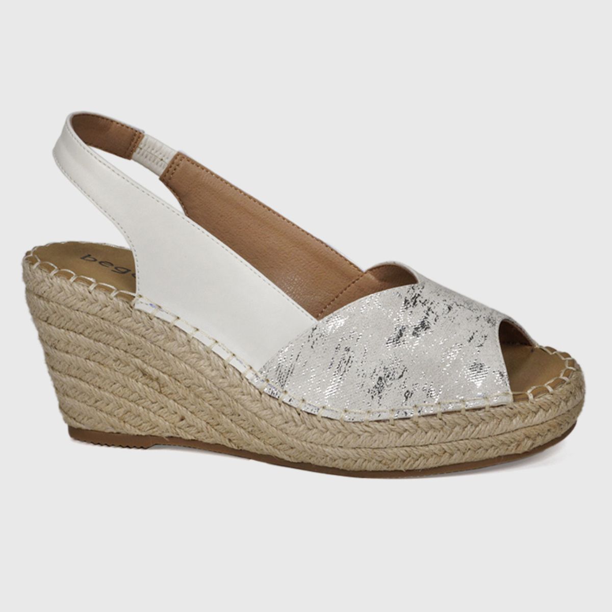 BEGOÑA - Sandalia Dianela Blanco BEGOÑA