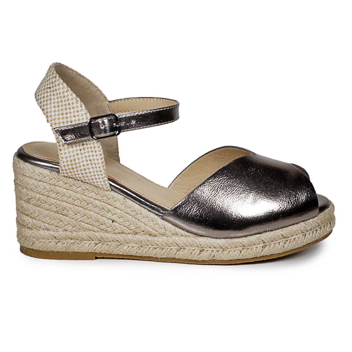BEGOÑA - Sandalia Benedicta Plateado BEGOÑA