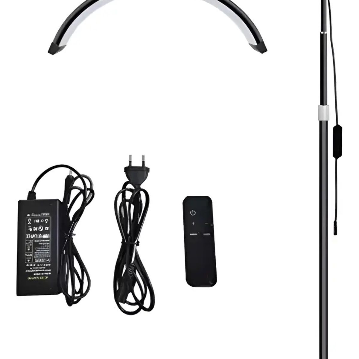 DOPA - Lampara Led Media Luna Estética Pestañas Cejas Hogar Negro