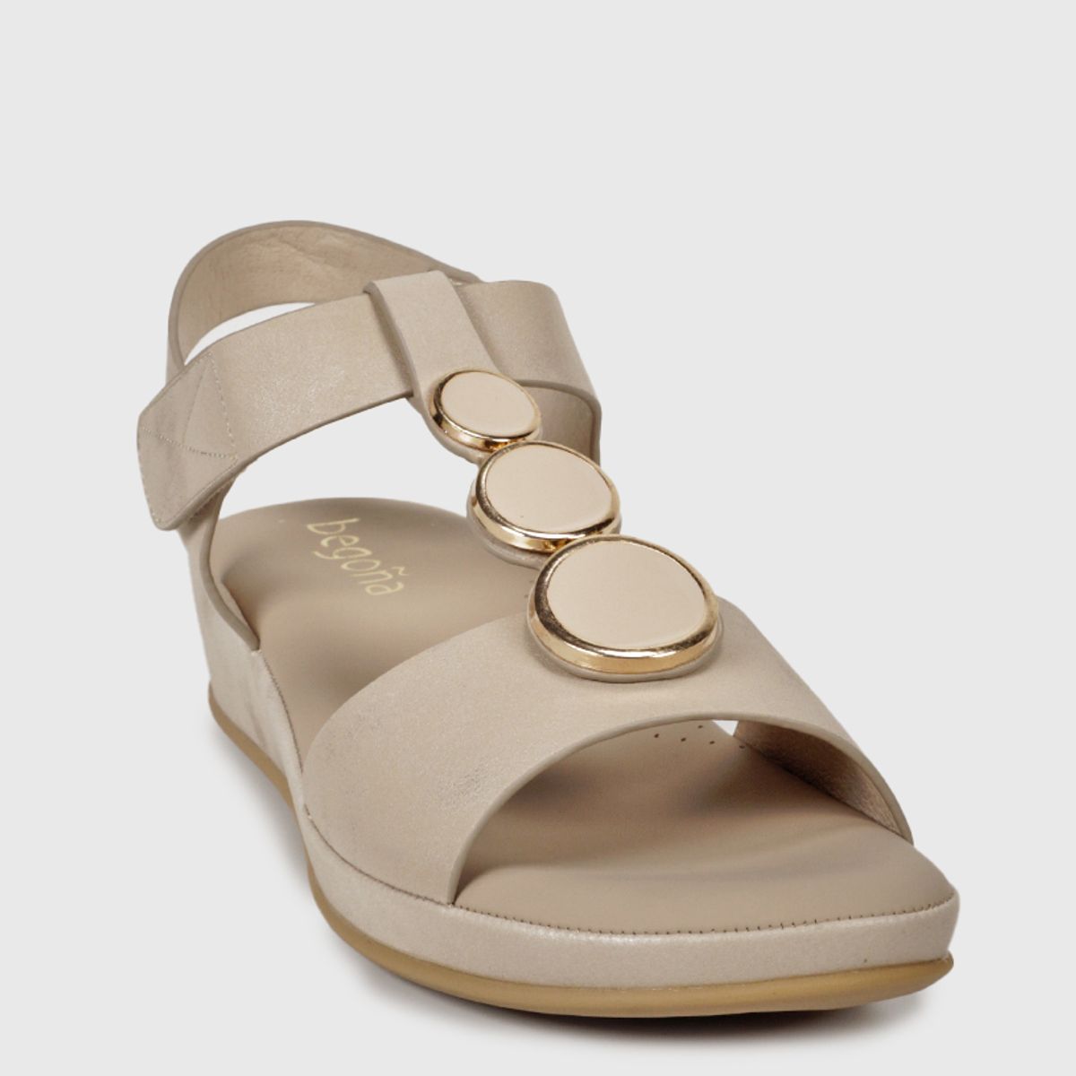 BEGOÑA - Sandalia Butis Beige BEGOÑA