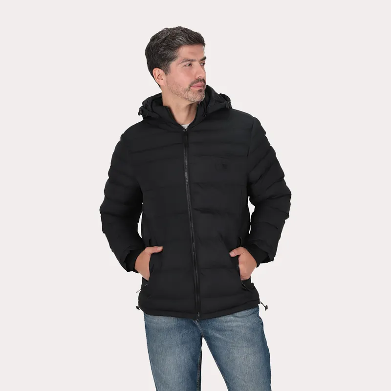 GANGSTER - Parka Livo Negro Gangster