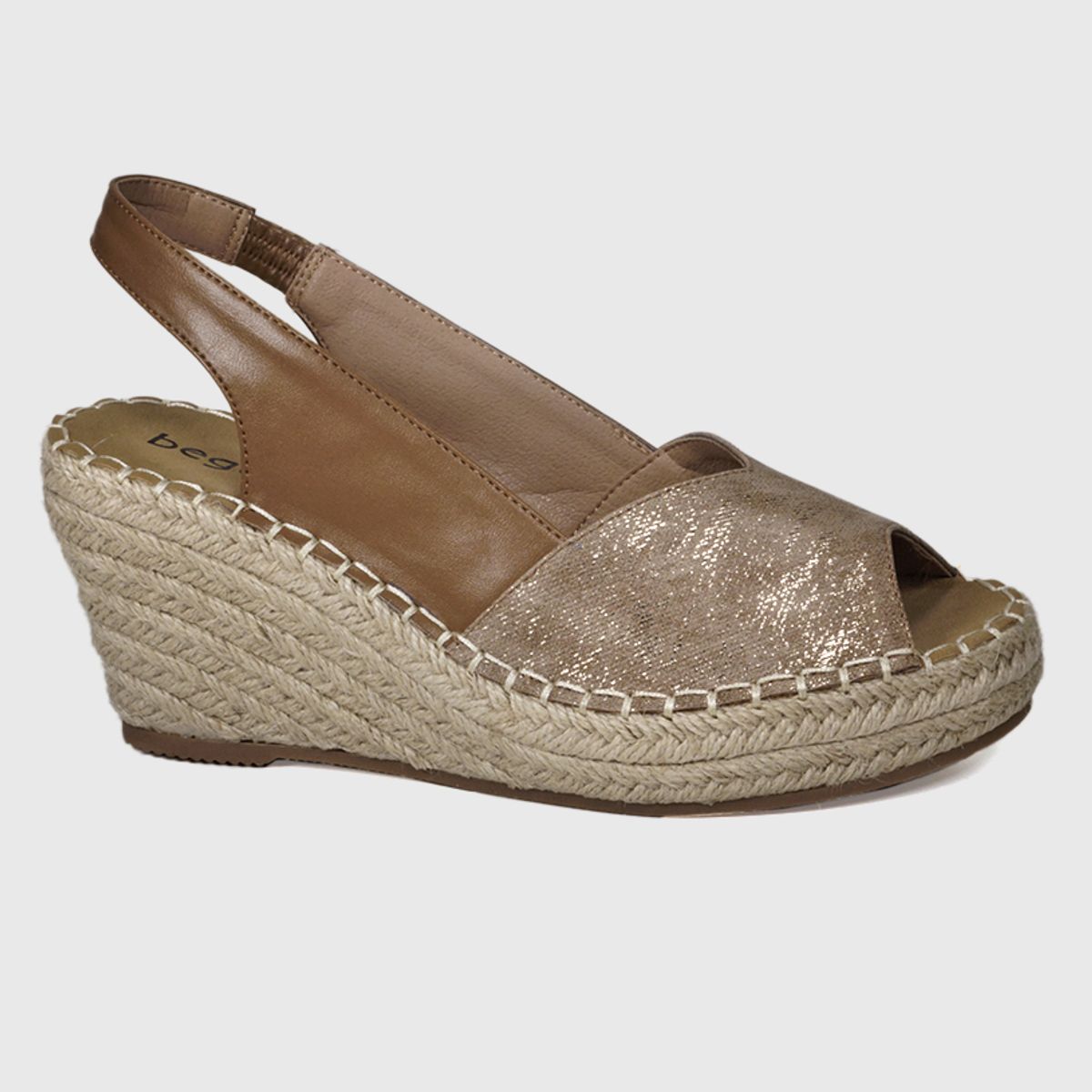 BEGOÑA - Sandalia Dianela Beige BEGOÑA