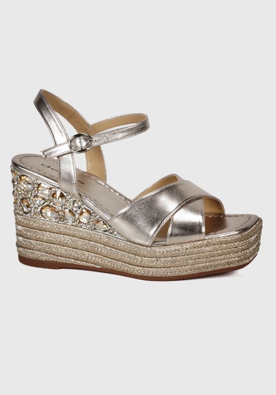 Sandalia Cuero Ibalu Dorado Dorado 36