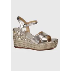 DEGAS - Sandalia Cuero Ibalú Dorado