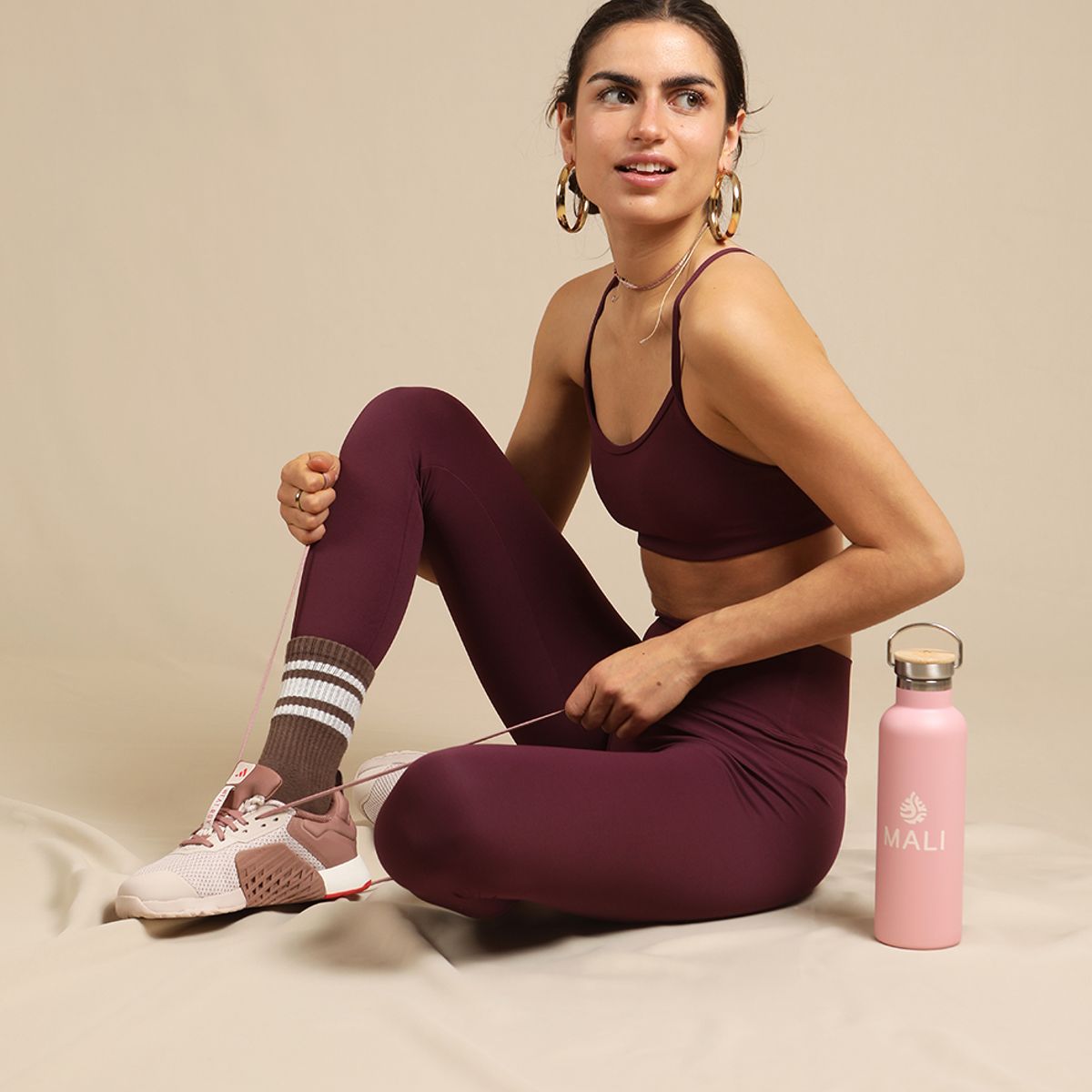 MALI - Legging 78 Mauve Wine