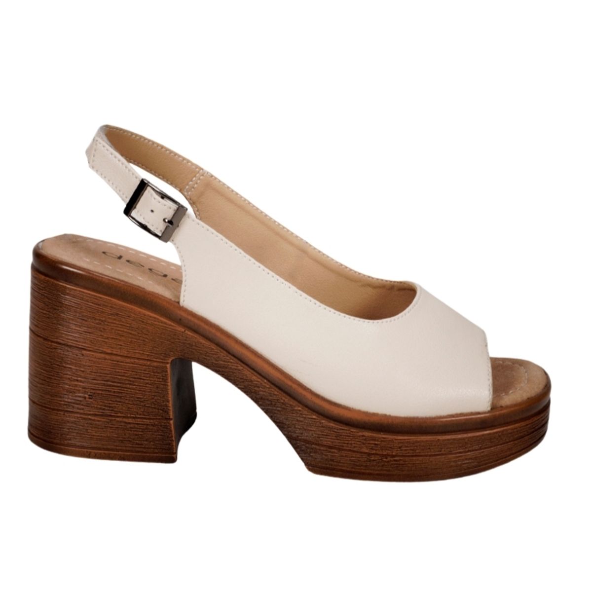DEGAS - Sandalia Cuero Yanil Beige DEGAS