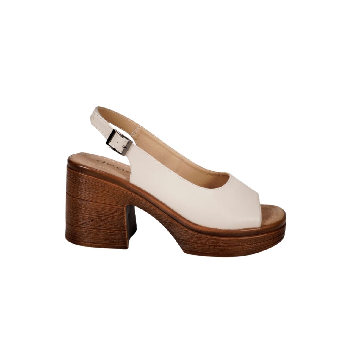 DEGAS - Sandalia Cuero Yanil Beige DEGAS