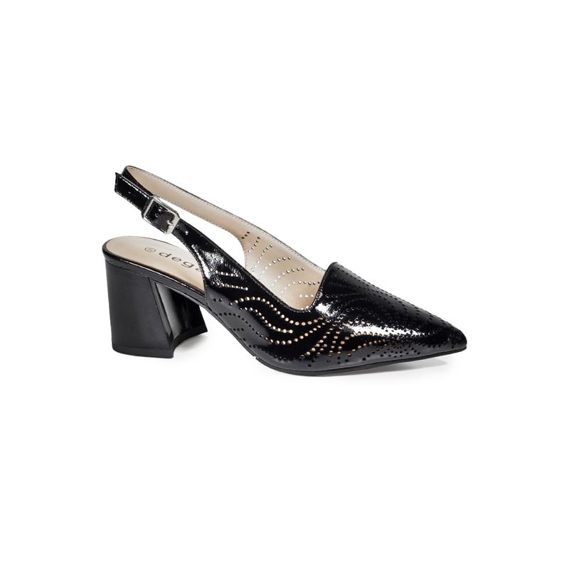DEGAS - Zapato Cuero Adaya Negro DEGAS