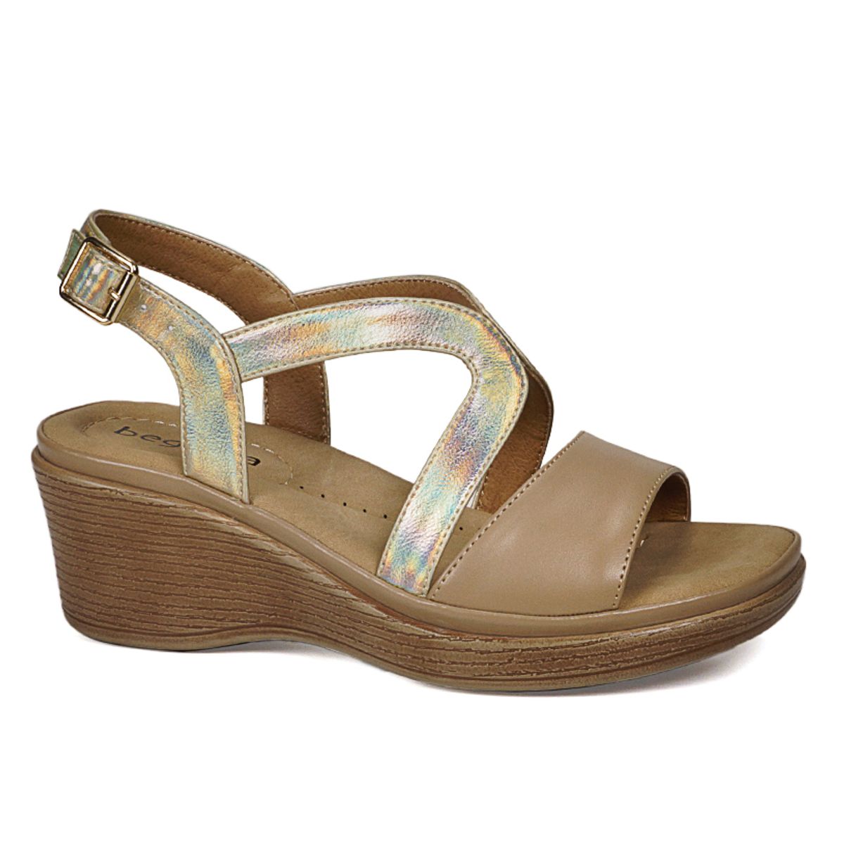 BEGOÑA - Sandalia Kimey Beige BEGOÑA