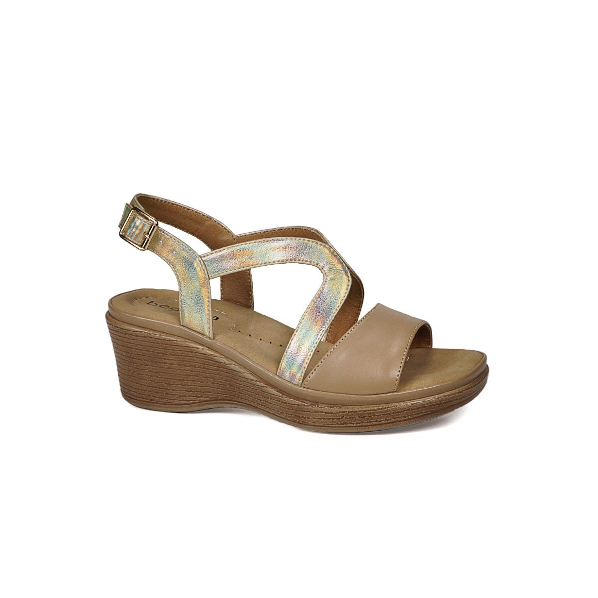 BEGOÑA - Sandalia Kimey Beige BEGOÑA