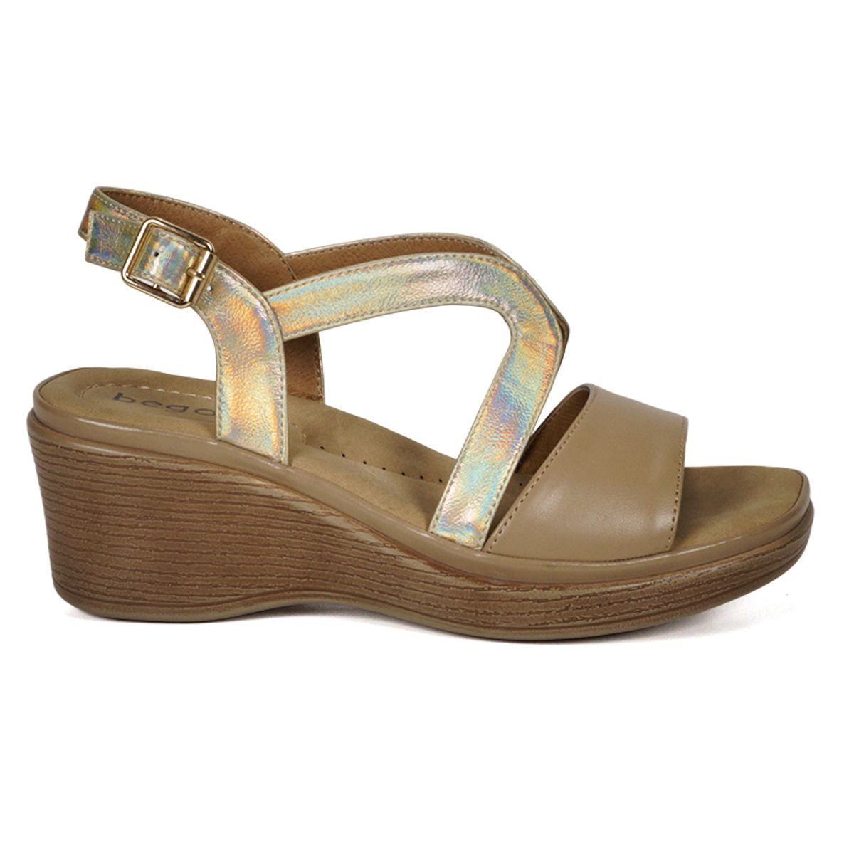 BEGOÑA - Sandalia Kimey Beige BEGOÑA