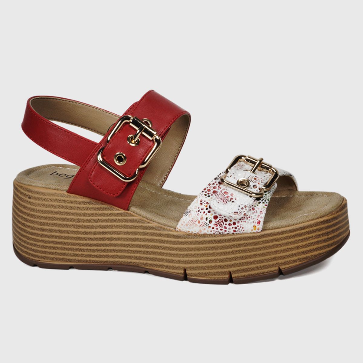 BEGOÑA - Sandalia Callia Rojo BEGOÑA