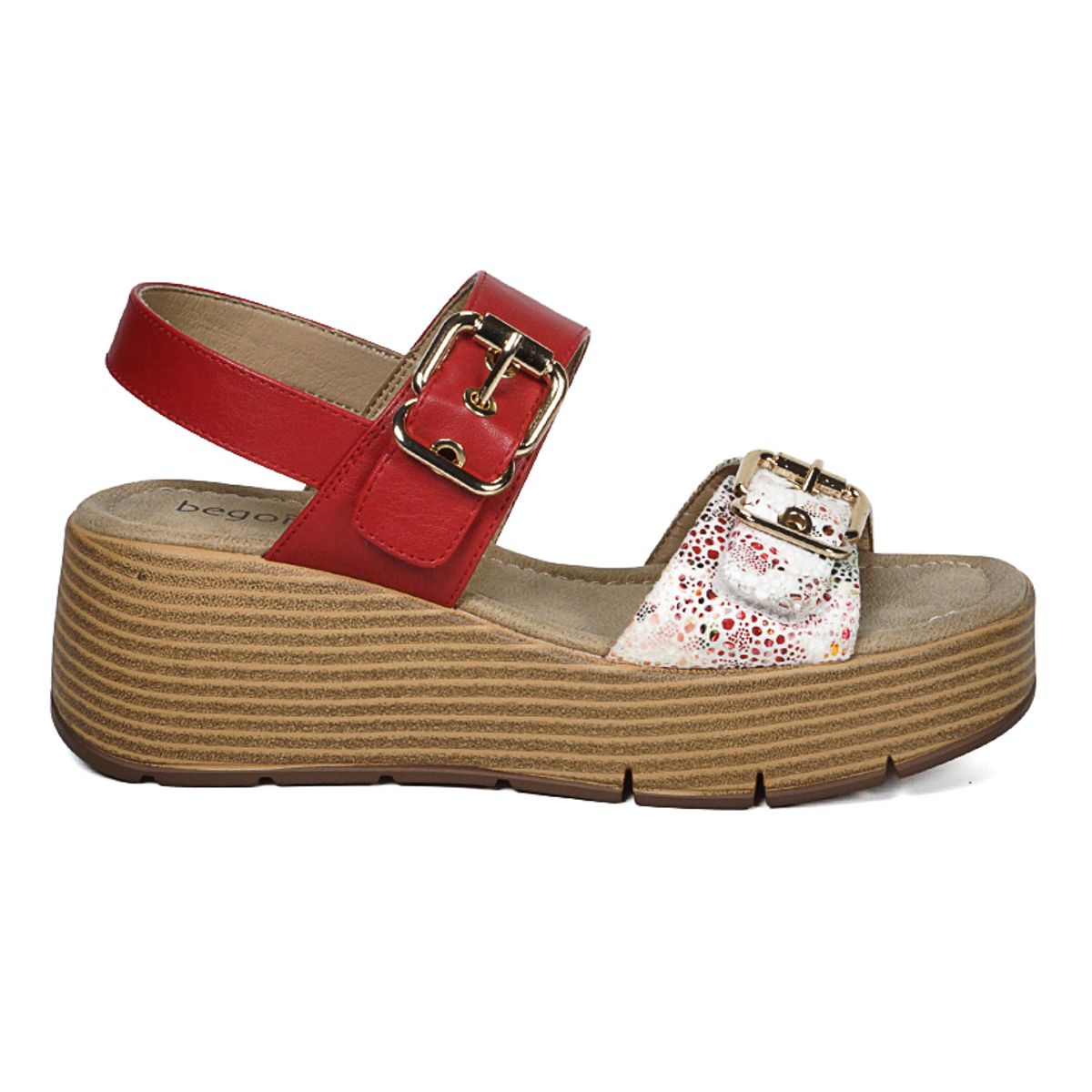 BEGOÑA - Sandalia Callia Rojo BEGOÑA