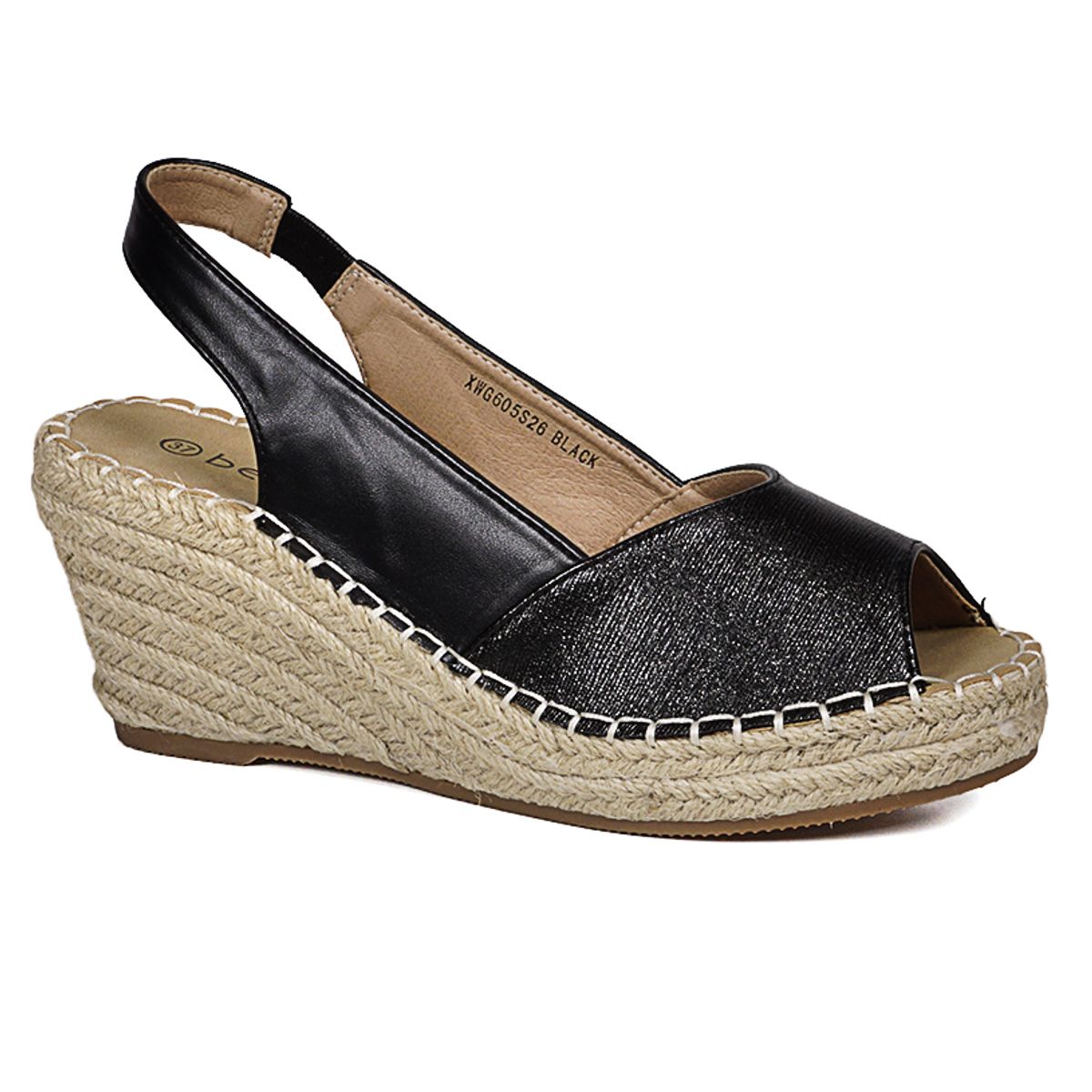 BEGOÑA - Sandalia Dianela Negro BEGOÑA