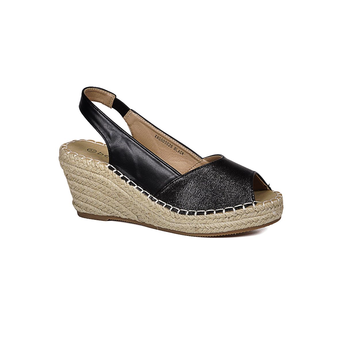 BEGOÑA - Sandalia Dianela Negro BEGOÑA