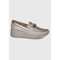 Mocasín Cuero Venisia Bronce