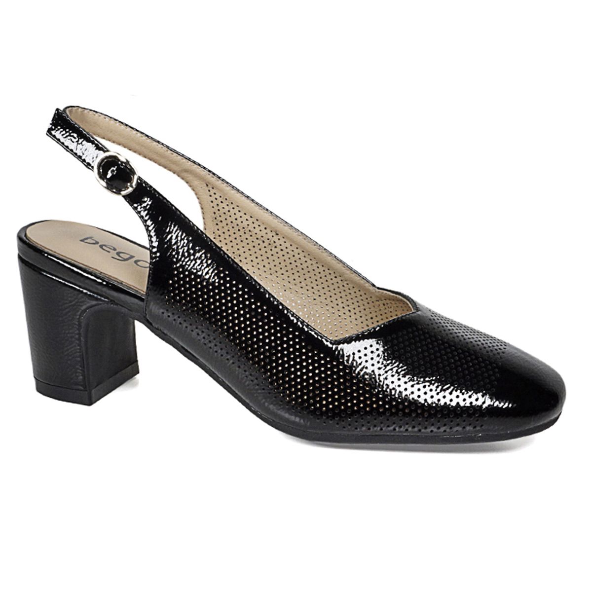 BEGOÑA - Zapato Barbel Negro BEGOÑA